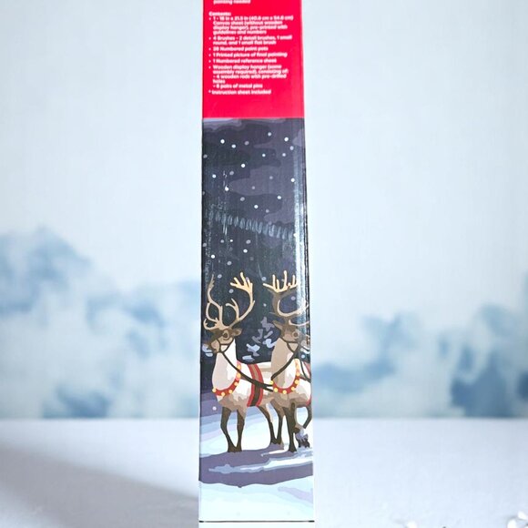 Artist's Loft Paint-By-Number Kit - Santa & Reindeer - 16 x 20 - Canvas - Picture 3 of 8